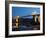 Menai Bridge Illuminated at Dusk, Gwynedd, Anglesey, North Wales, Wales, United Kingdom, Europe-Chris Hepburn-Framed Photographic Print