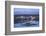 Menai Bridge Spanning the Menai Strait, Backed by the Mountains of Snowdonia National Park, Wales-Adam Burton-Framed Photographic Print