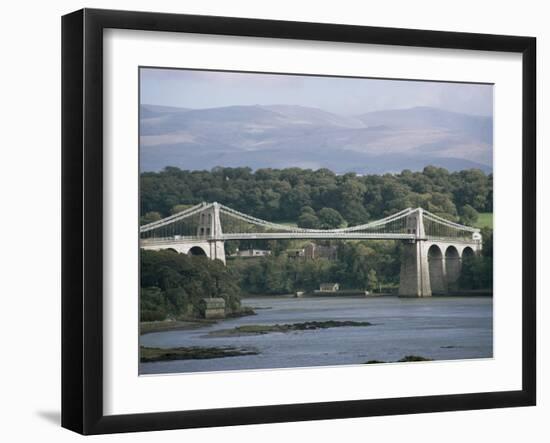 Menai Bridge, Wales, United Kingdom-Adam Woolfitt-Framed Photographic Print