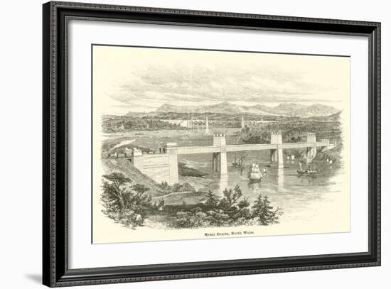 Menai Straits, North Wales-null-Framed Giclee Print