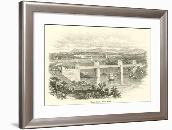 Menai Straits, North Wales-null-Framed Giclee Print