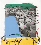 Sheep Portfolio 6-Menashe Kadishman-Limited Edition