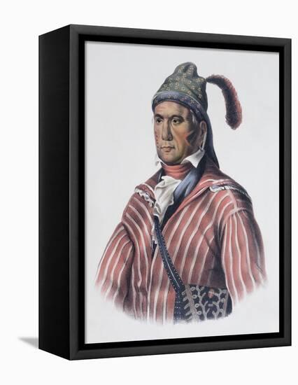 Menawa (Oakfuskee Chief)-Charles Bird King-Framed Premier Image Canvas