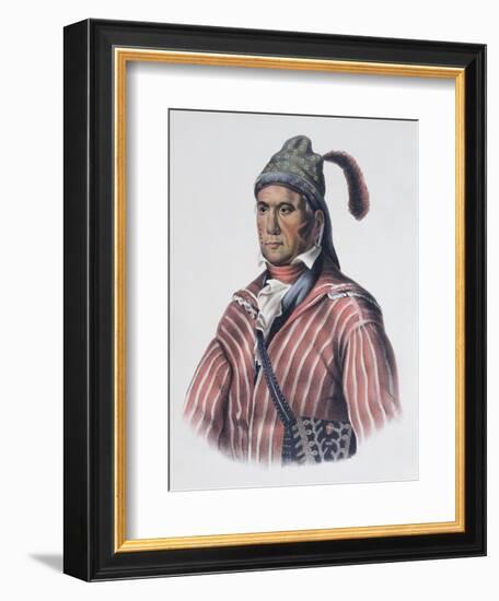 Menawa (Oakfuskee Chief)-Charles Bird King-Framed Giclee Print