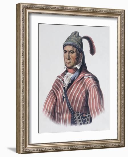 Menawa (Oakfuskee Chief)-Charles Bird King-Framed Giclee Print