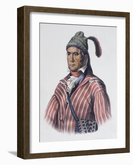 Menawa (Oakfuskee Chief)-Charles Bird King-Framed Giclee Print