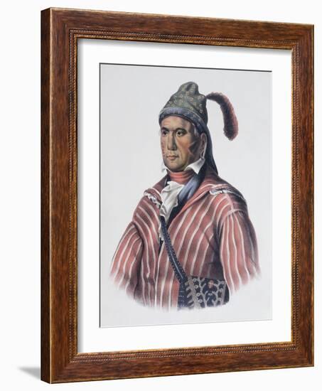 Menawa (Oakfuskee Chief)-Charles Bird King-Framed Giclee Print