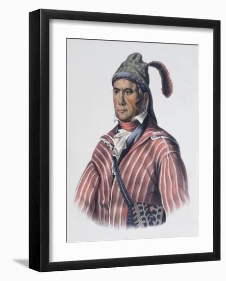 Menawa (Oakfuskee Chief)-Charles Bird King-Framed Giclee Print