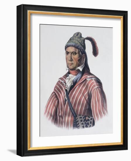 Menawa (Oakfuskee Chief)-Charles Bird King-Framed Giclee Print