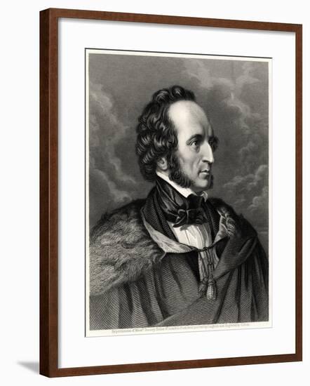 Mendelssohn, 19th Century-C Cook-Framed Giclee Print