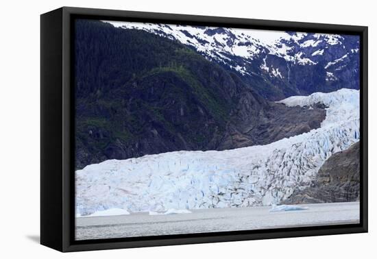 Mendenhall Glacier, Juneau, Alaska, United States of America, North America-Richard Cummins-Framed Premier Image Canvas