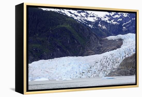 Mendenhall Glacier, Juneau, Alaska, United States of America, North America-Richard Cummins-Framed Premier Image Canvas