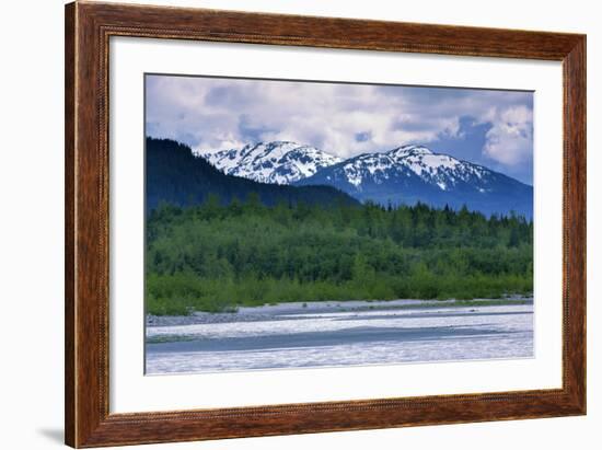 Mendenhall Glacier Lake, Juneau, Alaska, United States of America, North America-Richard Cummins-Framed Photographic Print