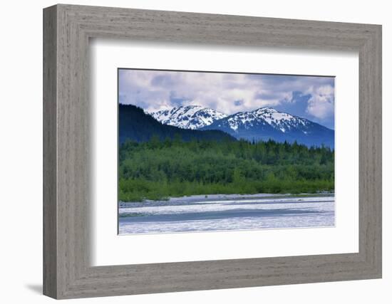 Mendenhall Glacier Lake, Juneau, Alaska, United States of America, North America-Richard Cummins-Framed Photographic Print