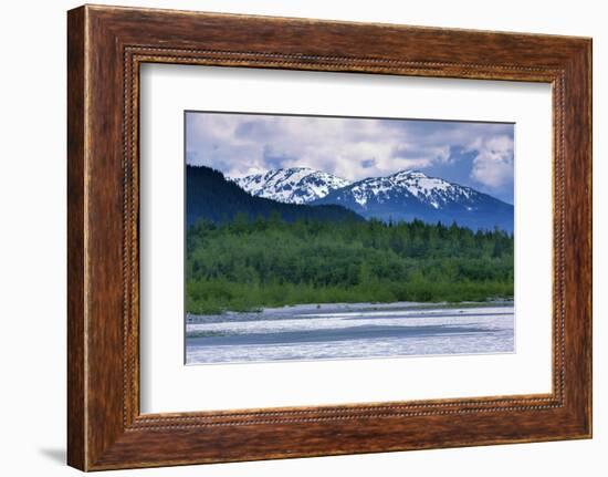 Mendenhall Glacier Lake, Juneau, Alaska, United States of America, North America-Richard Cummins-Framed Photographic Print