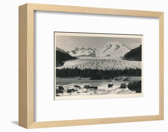 'Mendenhall Glacier near Juneau, Alaska', c1940-Unknown-Framed Photographic Print