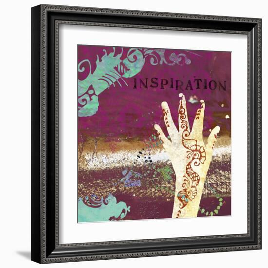 Mendhi I-Meringue-Framed Art Print