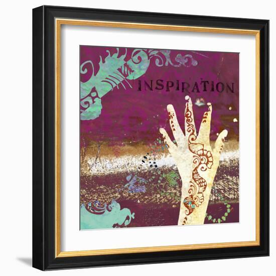 Mendhi I-Meringue-Framed Art Print