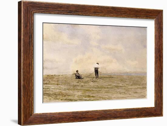 Mending the Net, 1882-Thomas Cowperthwait Eakins-Framed Giclee Print