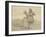 Mending the Tears, 1888, Probably Printed C.1940 (Etching)-Winslow Homer-Framed Giclee Print