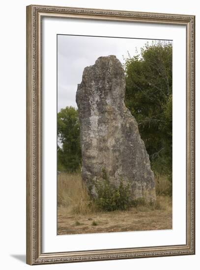 Menhir De Belinac-null-Framed Photographic Print
