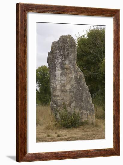 Menhir De Belinac-null-Framed Photographic Print