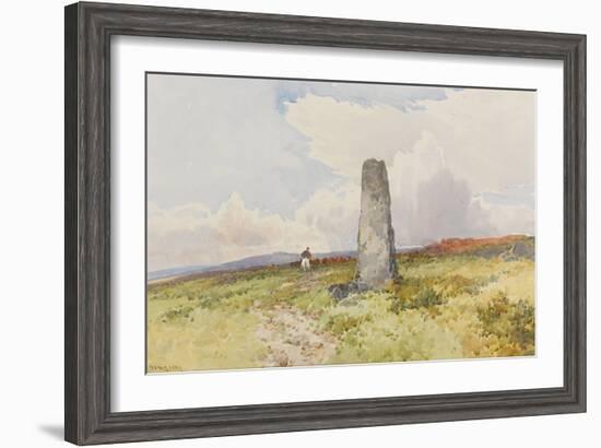 Menhir Near Merivale Bridge , C.1895-96-Frederick John Widgery-Framed Giclee Print