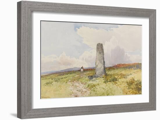 Menhir Near Merivale Bridge , C.1895-96-Frederick John Widgery-Framed Giclee Print