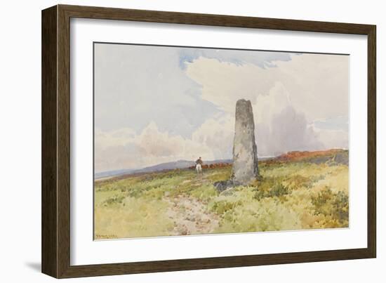 Menhir Near Merivale Bridge , C.1895-96-Frederick John Widgery-Framed Giclee Print