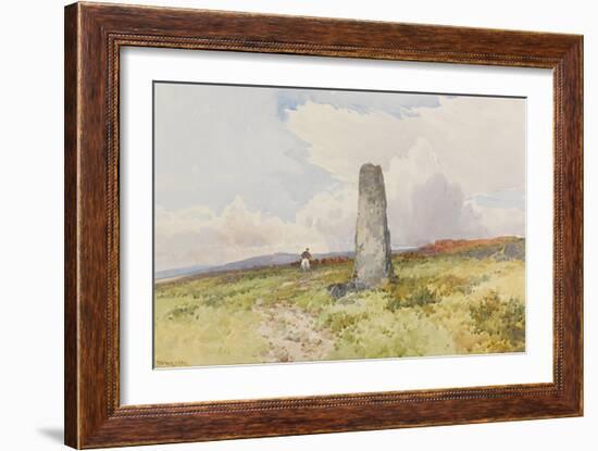 Menhir Near Merivale Bridge , C.1895-96-Frederick John Widgery-Framed Giclee Print
