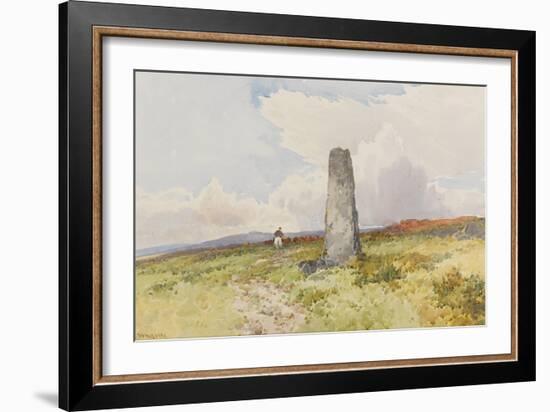 Menhir Near Merivale Bridge , C.1895-96-Frederick John Widgery-Framed Giclee Print