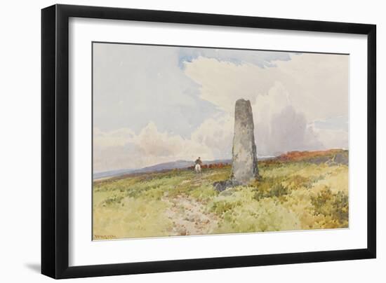 Menhir Near Merivale Bridge , C.1895-96-Frederick John Widgery-Framed Giclee Print