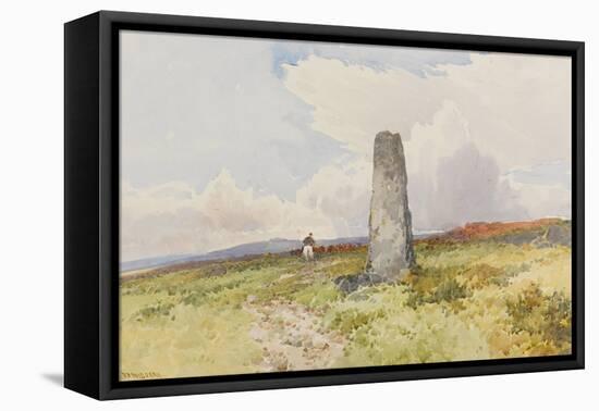 Menhir Near Merivale Bridge , C.1895-96-Frederick John Widgery-Framed Premier Image Canvas