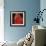 Menina in Red with Small Cockerel-Marisa Leon-Framed Giclee Print displayed on a wall