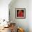 Menina in Red with Small Cockerel-Marisa Leon-Framed Giclee Print displayed on a wall