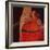 Menina in Red with Small Cockerel-Marisa Leon-Framed Giclee Print