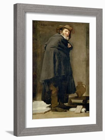 Menippus, 1639-1640-Diego Velazquez-Framed Giclee Print