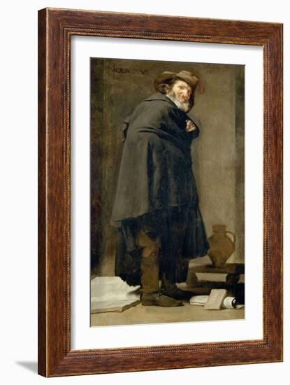 Menippus, 1639-1640-Diego Velazquez-Framed Giclee Print