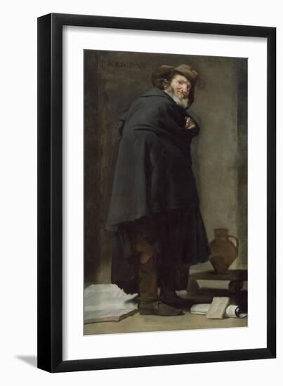 Menippus, 1640-Diego Velazquez-Framed Giclee Print