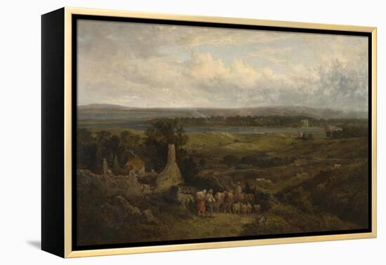 Menlough Castle, Galway, Ireland-David Cox-Framed Premier Image Canvas