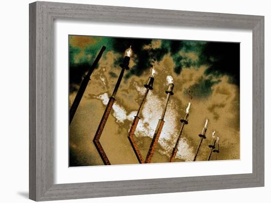 Menorah at the Souk on Hanukah, 2016-Joy Lions-Framed Giclee Print