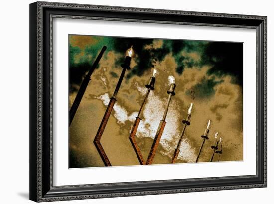 Menorah at the Souk on Hanukah, 2016-Joy Lions-Framed Giclee Print