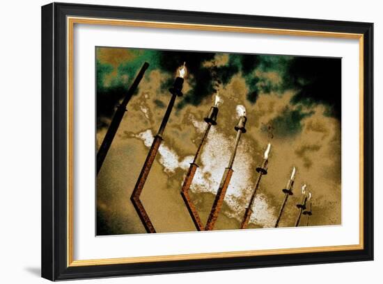 Menorah at the Souk on Hanukah, 2016-Joy Lions-Framed Giclee Print