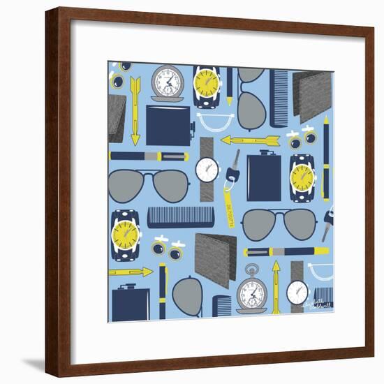 Mens Accessories-Elizabeth Caldwell-Framed Giclee Print