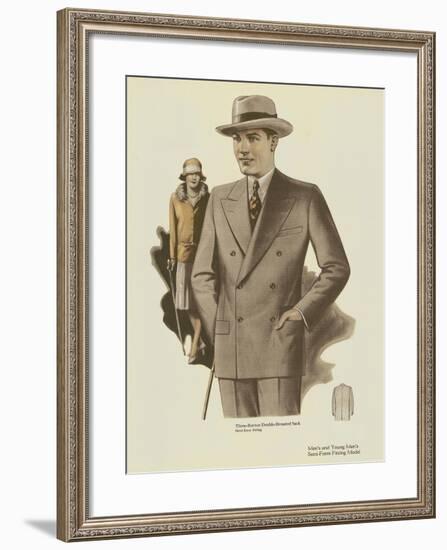 Mens Fashion II-null-Framed Art Print