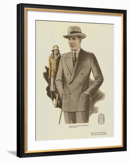 Mens Fashion II-null-Framed Art Print