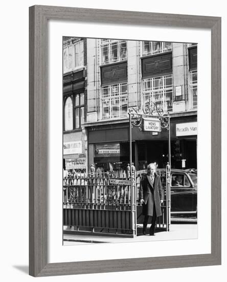 Mens Lavatory-null-Framed Photographic Print