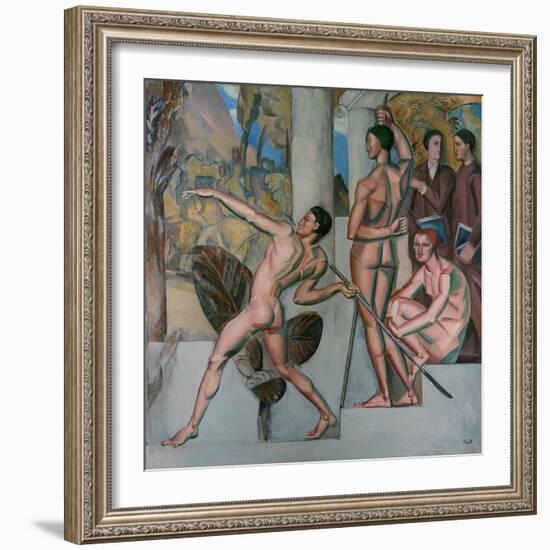 Mens Sana in Corpore Sano (A Healthy Mind in a Healthy Bod), 1912-Georg Pauli-Framed Giclee Print