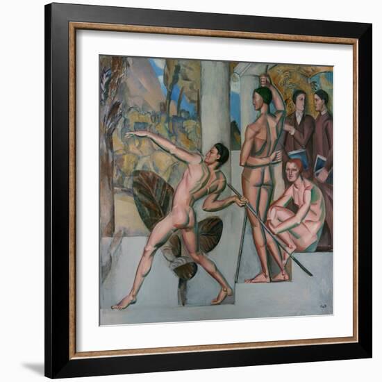 Mens Sana in Corpore Sano (A Healthy Mind in a Healthy Bod), 1912-Georg Pauli-Framed Giclee Print