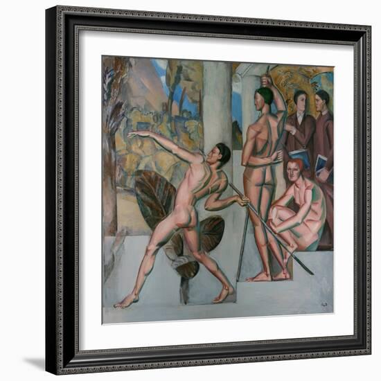 Mens Sana in Corpore Sano (A Healthy Mind in a Healthy Bod), 1912-Georg Pauli-Framed Giclee Print